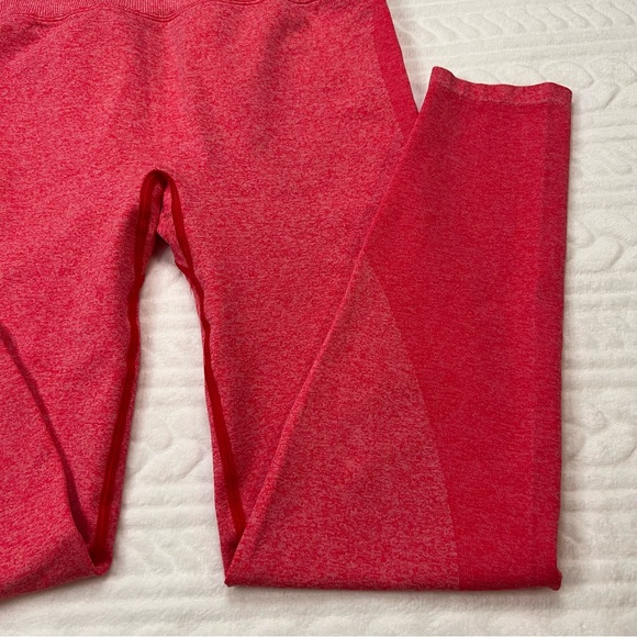 VS Pink - Womans Cherry Red High Waisted Seamless Yoga pants/leggings - Picture 4 of 9